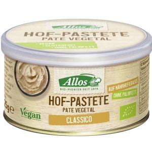 Bio rastlinska pasteta klasicna Allos 125g