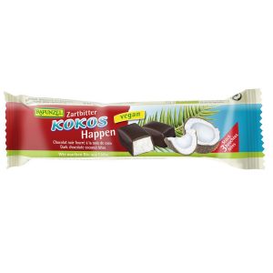 Kokosova rezina s temno cokolado Rapunzel 50g