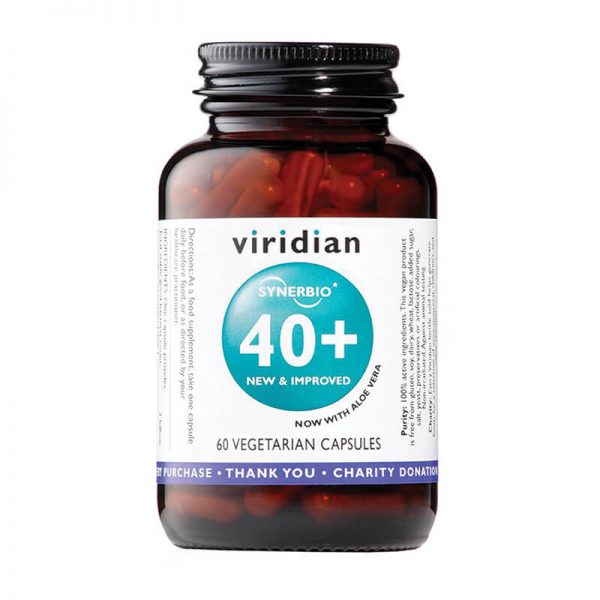 probiotik dnevna simbioza 40 plus synerbio daily 60 kapsul viridian nutrition naravni prehranski dodatki 1 600x600 1