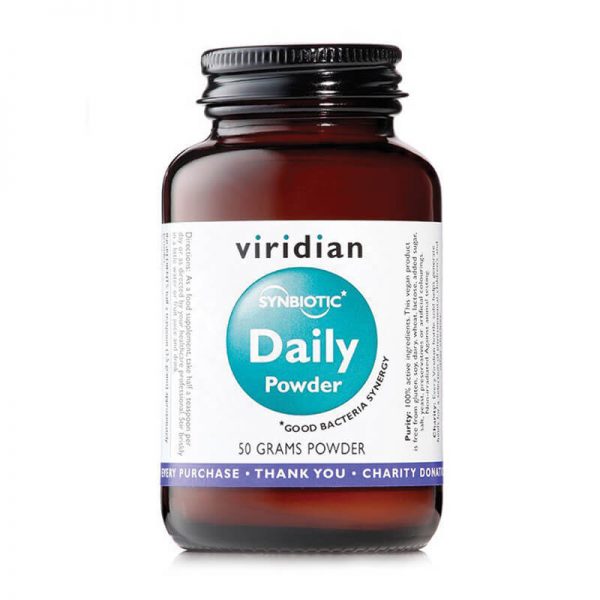 probiotik dnevna simbioza v prahu synbiotic daily powder 50 g prah viridian nutrition naravni prehranski dodatki 1 600x600 1