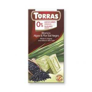 525 chocolate blanco con algas y flor de sal negra