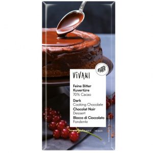 Temna cokolada za kuhanje Vivani 200g