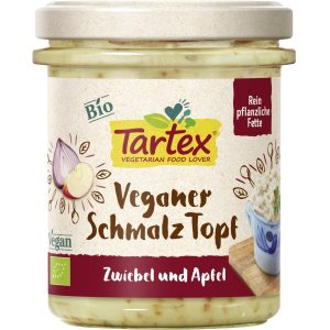 Veganska zaseka s cebulo in jabolko Tartex 150g