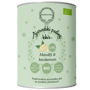 BIO Ajurvedski puding khir mandlji kardamom MadhuraVita 150g