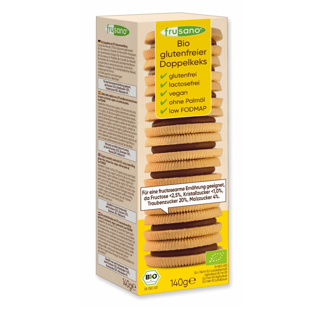 Dvojni piskot brez glutena Frusano 140g Dvojni piskot brez glutena Frusano 140g