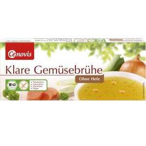 Jusne kocke za bistro zelenjavno juho brez kvasa Cenovis 12 kock