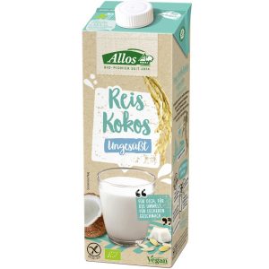 Napitek riz kokos nesladkan Allos 1l