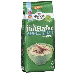 Ovsena kasa jabolko cimet brez glutena Bauckhof 400g