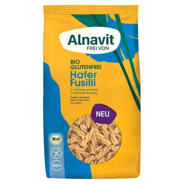 Ovseni fusili brez glutena Alnavit 250g