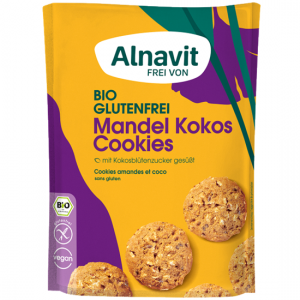Piskoti mandelj kokos brez glutena Alnavit 125g