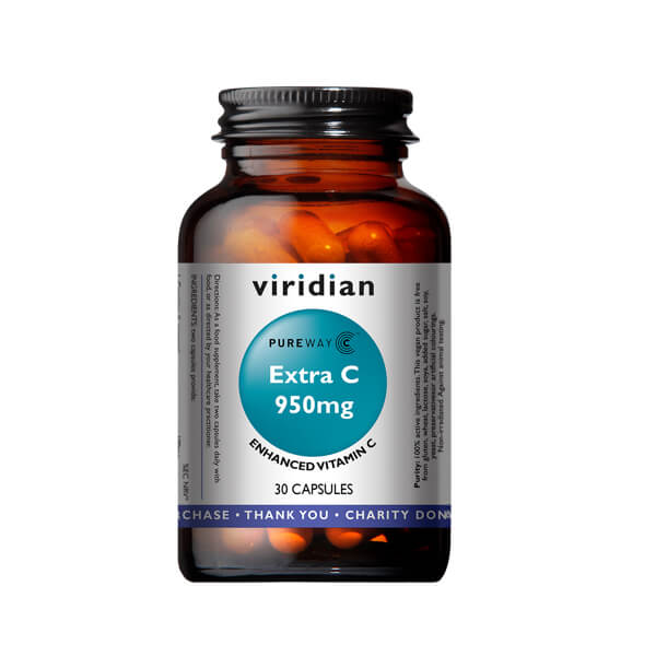 PureWay Extra C vitamin Viridian Viridian 30 kapsul
