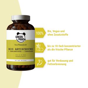 Articoka pegasti badelj regrat Green Panda 120 kapsul 1