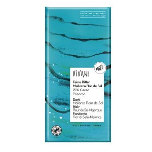 Temna cokolada 75 Solni cvet Vivani 80g