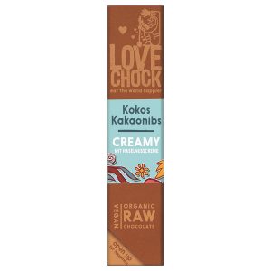 Cokolada s kokosom in kakavovimi drobci Lovechock 40g