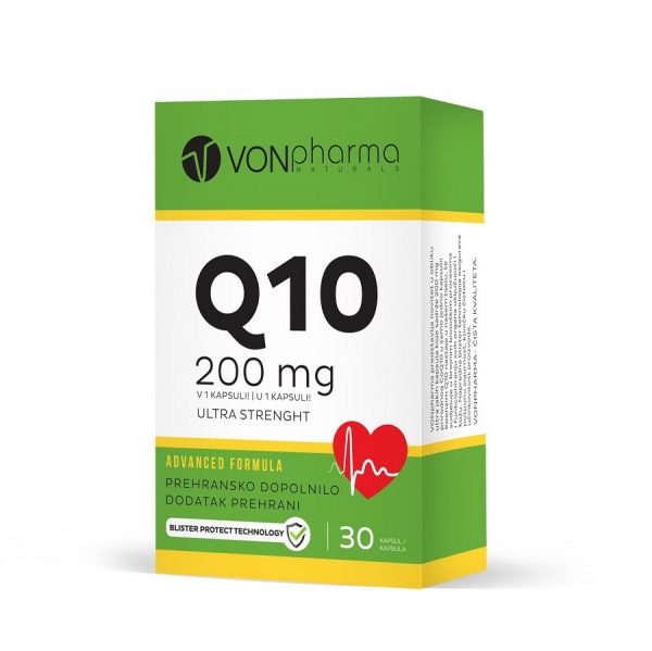CoQ10 200 mg Ultra Strenght koencim VONpharma 30 kapsul