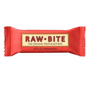 Ploscica s sadjem in orescki Jabolko cimet Rawbite 50g