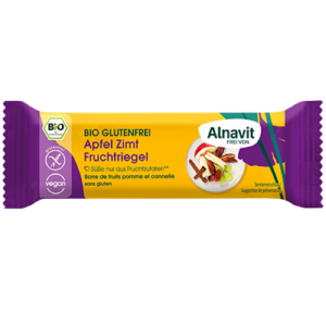 Sadna ploscica z jabolko in cimetom brez glutena Alnavit 40g