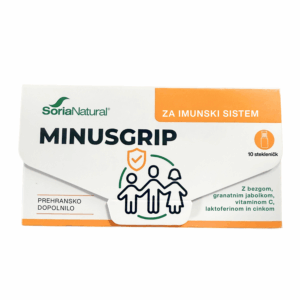 Minusgrip stekleničke Soria Natural, 10x15ml