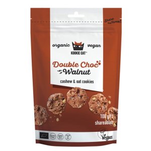 Mini piškoti s čokolado in orehi Kookie Cat, 100g