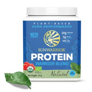 Sunwarrior Warrior blend rastlinski proteini natural EKO, 375g