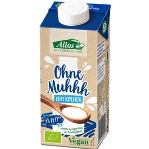 Krema za kuhanje brez muhhh BIO Allos, 200ml