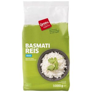 Basmati riz bel BIO Green Organics 1kg