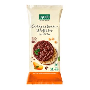 Čičerikini vaflji s temno čokolado BIO Byodo, 65g