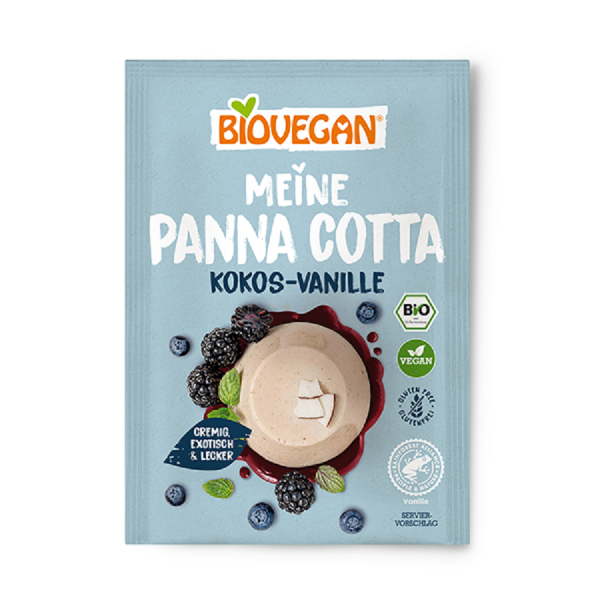 Panna cotta kokos vanilija brez glutena BIO Biovegan 46g