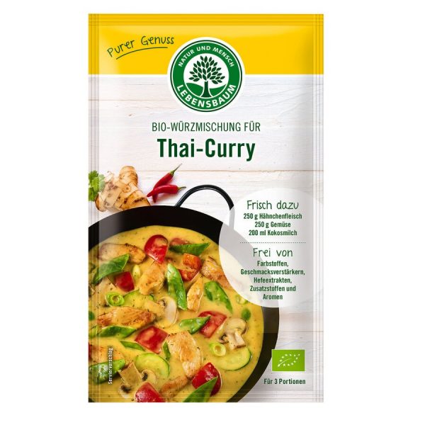 Tajski curry zacimbna mesanica BIO Lebensbaum 40g