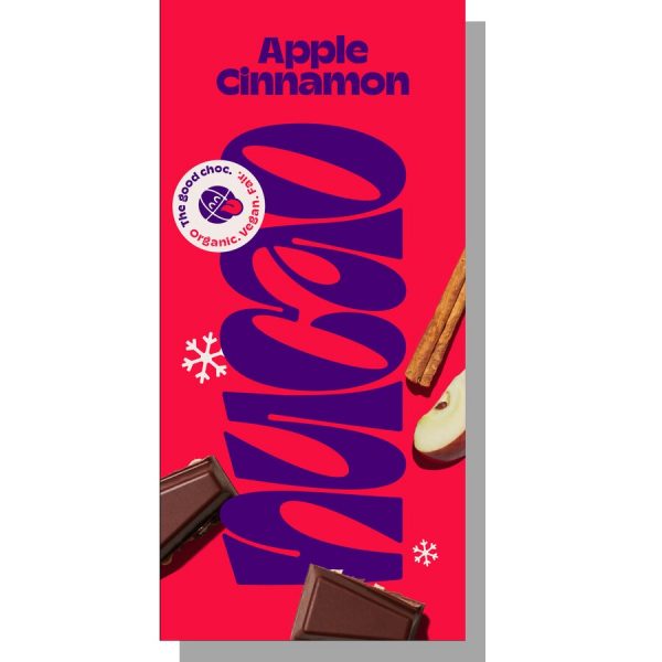 Temna cokolada z jabolko in cimetom BIO Nucao 85g
