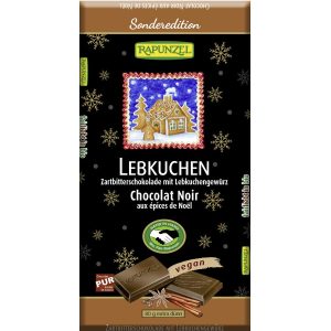 Temna cokolada z zacimbami za medenjake BIO Rapunzel 80g