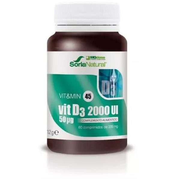 Vitamin D3 Mega Dose Soria Natural 60 tablet