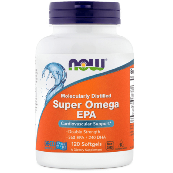 Super Omega 3 EPA 1000 mg Now 120 mehkih kapsul