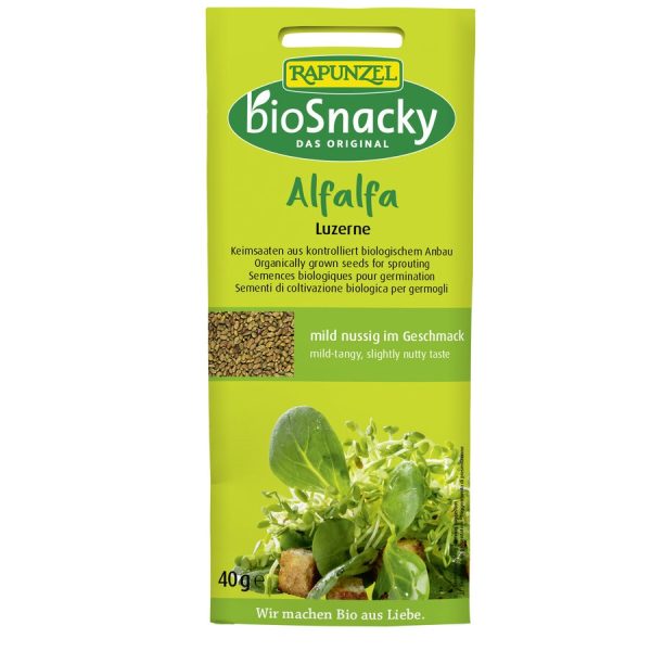 Alfalfa seme lucerne za kaljenje BIO Rapunzel 40g