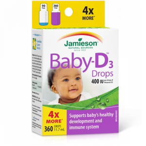 Baby vitamin D3 400 IE kapljice Jamieson 117ml