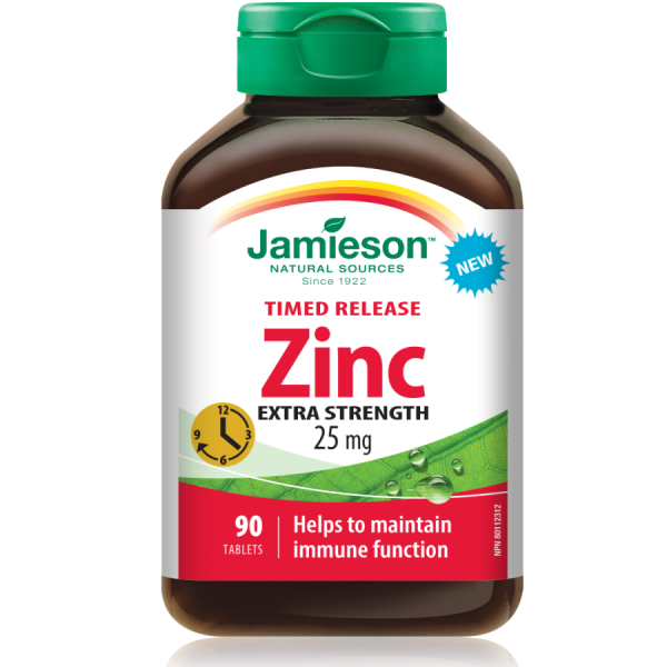 Jamieson Cink 25 mg tablete s podaljsanim sproscanjem 90 tablet