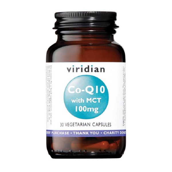 Koencim Q10 z MCT 100mg Viridian 30 kapsul