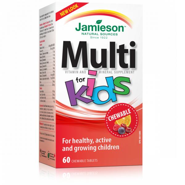 Multivitamini in minerali za Multi Kids otroke Jamieson 60 zelejckov