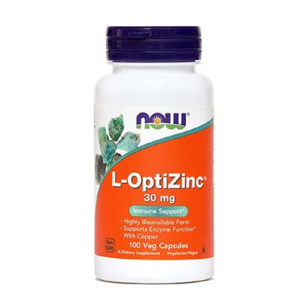 NOW Cink L OptiZinc 30 mg 100 kapsul