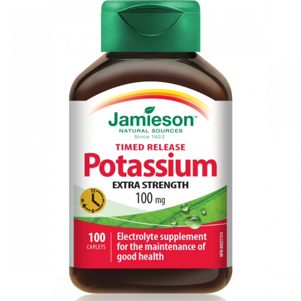 Premium Kalij 100 mg Jamieson 100 tablet