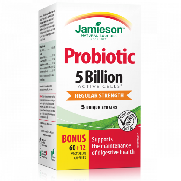 Probiotic 5 milijard Jamieson 72 vegetarijanskih kapsul