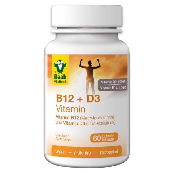 Vitamin B12 D3 Raab Vitalfood 60 tablet
