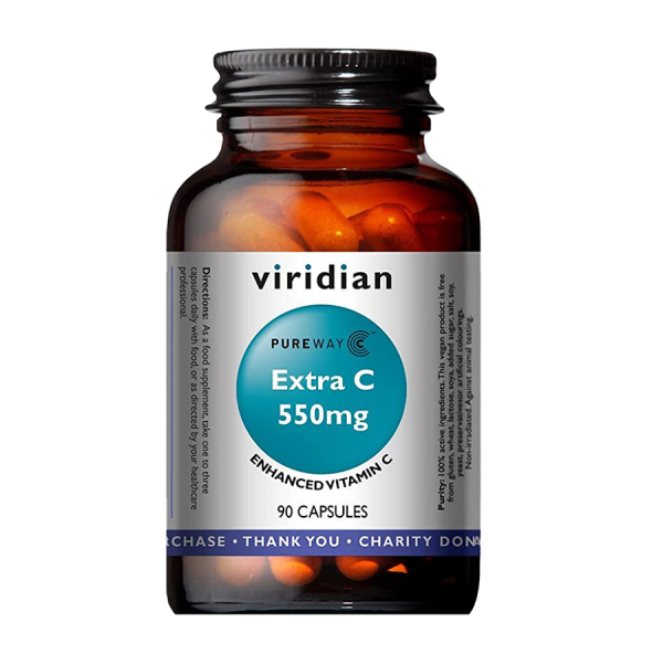 Vitamin C PureWay® ExtraC 550mg Viridian 90 kapsul