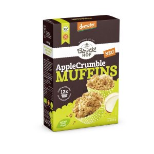 Mesanica za pripravo jabolcnih drobljenih mafinov DEMETER Bauckhof 400g