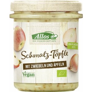 Veganska zaseka s čebulo in jabolki BIO Allos, 150g