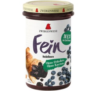 Fin borovničev namaz BIO Zwergenwiese, 280g