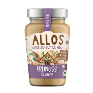 Arašidovo maslo Crunchy BIO Allos, 340g
