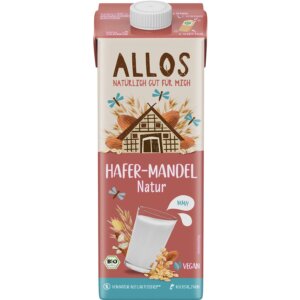 Napitek oves-mandelj nesladkan BIO Allos, 1l