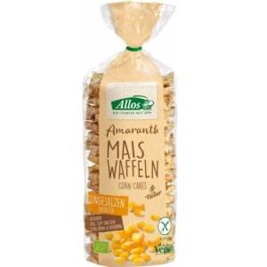 Vaflji amarant-koruza neslani BIO Allos, 100g