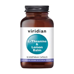 L-Theanin z meliso, vodotopna aminokislina Viridian, 90 kapsul